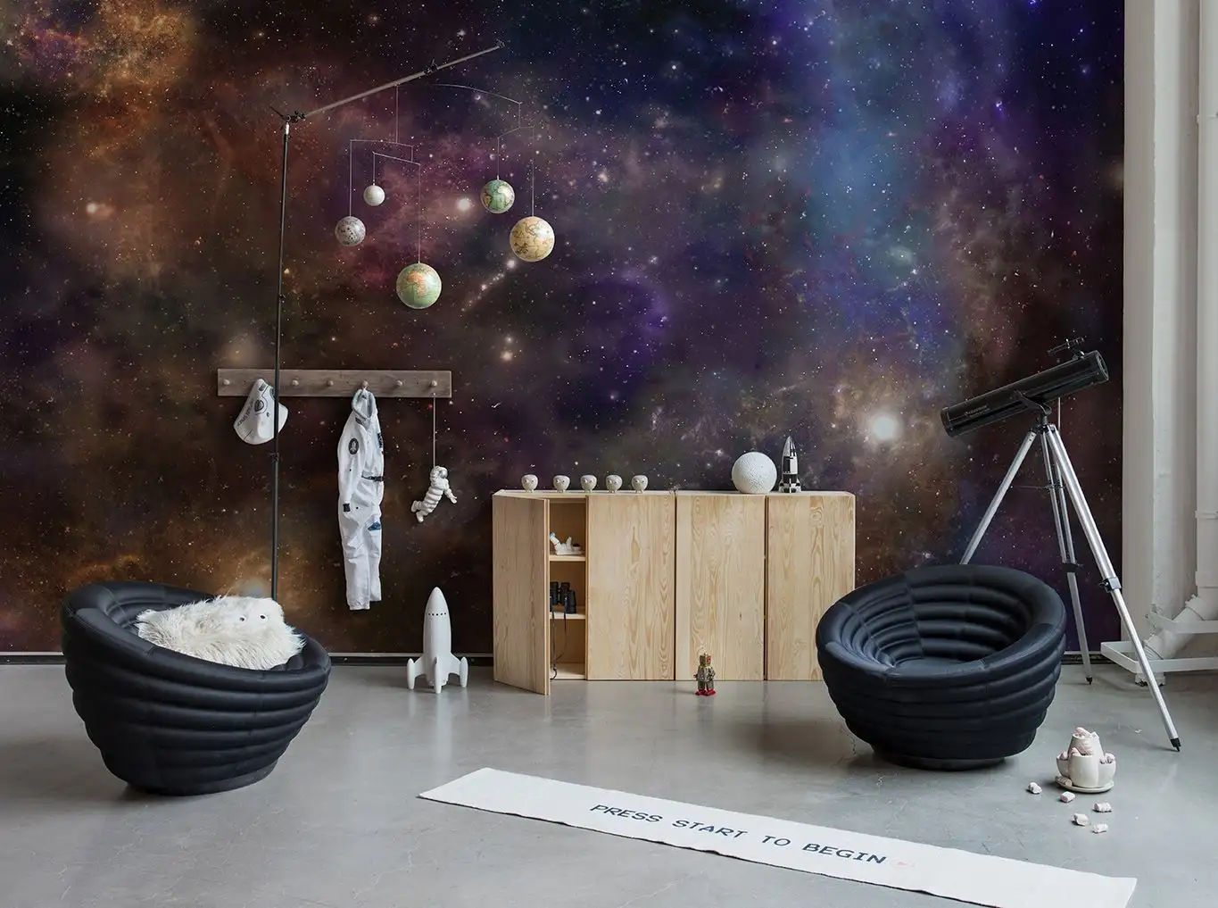 Star Galaxy - Sterne - Multicolor - Rebel Walls