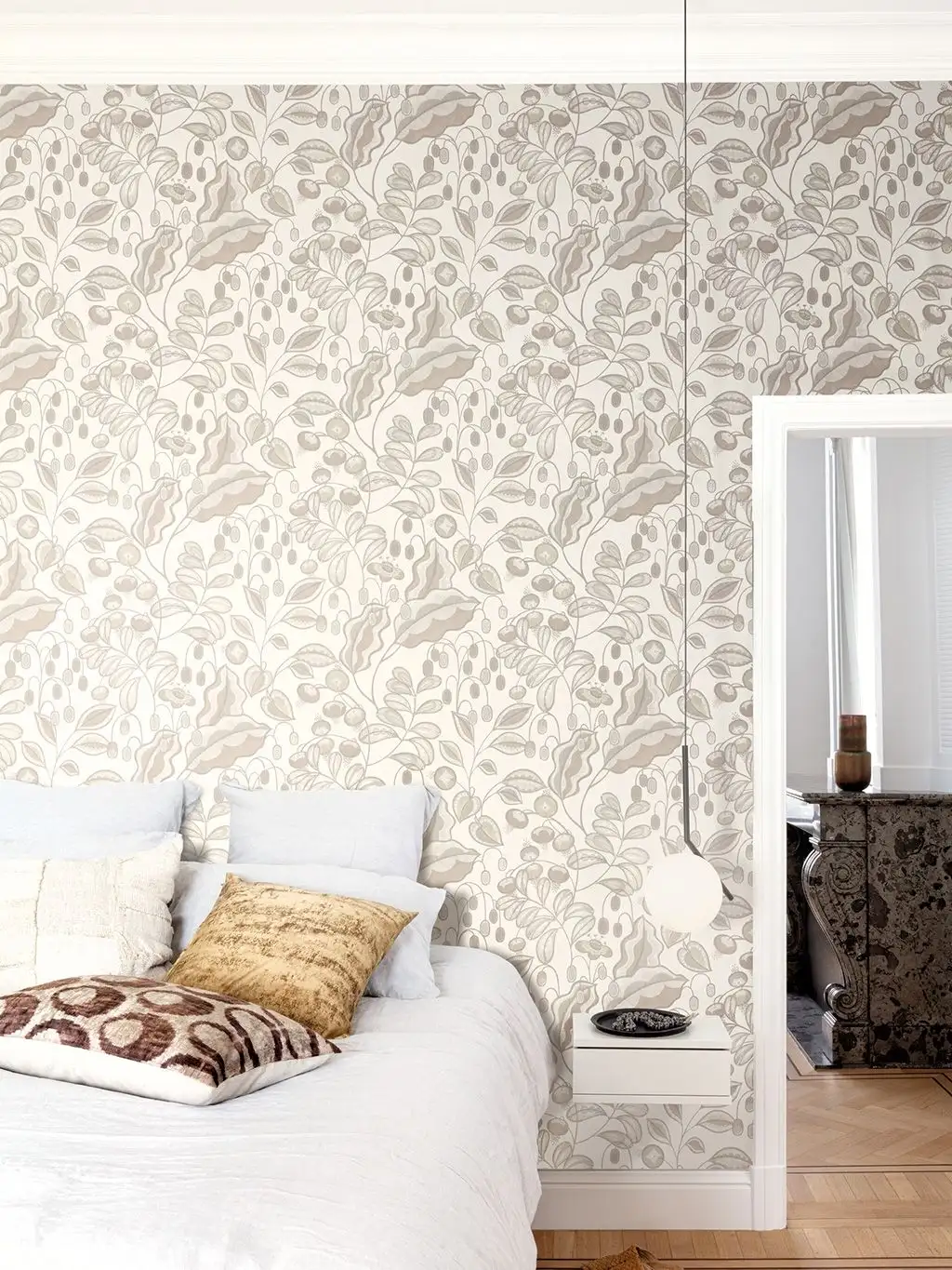 BAHIA MOONBEAM - Blumen - Blätter - Creme - Masureel