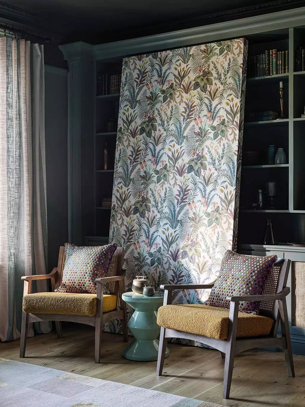 Calla lily, col. 01 - Blumen - Blätter - Florale Muster - Multicolor - Osborne & Little