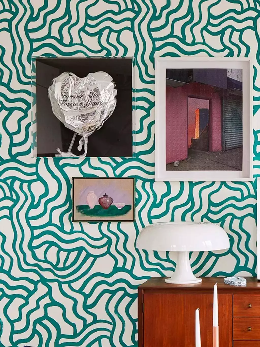 Tilde | Dill - Geflecht - Creme - Grün - Custhom