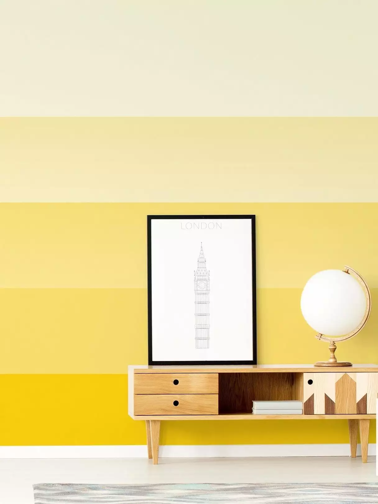 h.stripes col.6 - Streifentapeten - Streifentapeten: - Gelb - TapetenAgentur