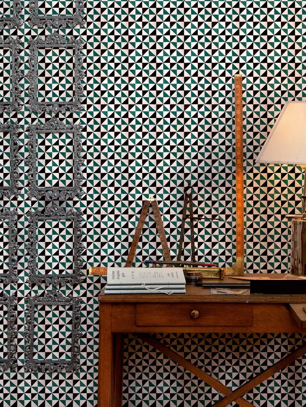 Fez - Fliesen - Kachel &amp - Petrol - Schwarz - Weiß - COORDONNÈ