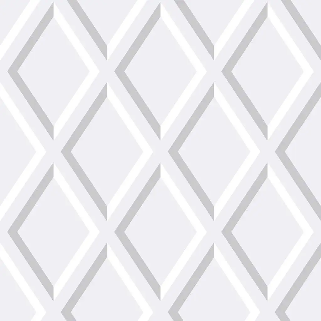 Pompeian, col.60 - 3D Tapeten - 3D Tapeten: - Graphisch - Rauten - Creme - Grau - Weiß - Cole & Son