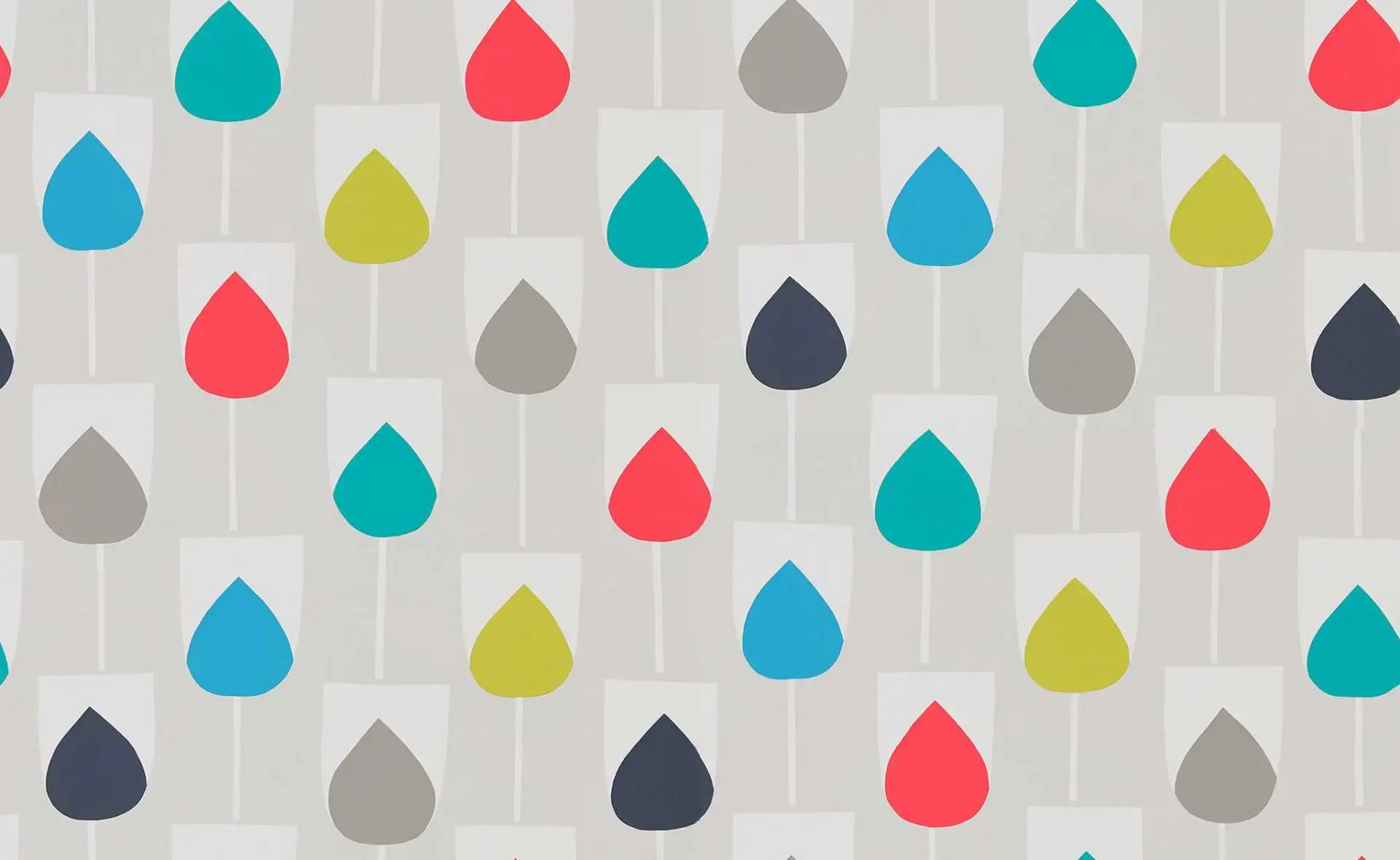 Sula, col.24 - Blätter - Grau - Hellbraun - Sanderson 