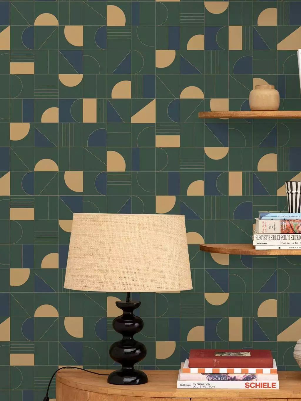 Puzzle Labyrinth, col. 09 - Kreise - Blau - Gold - Grün - Caselio