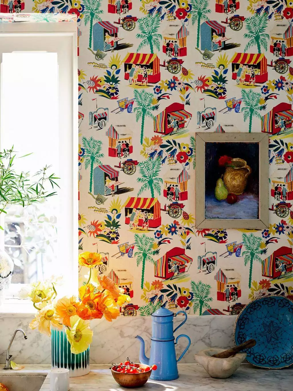 Carretto del Cibo taube - Moderne Muster - Multicolor - Mindthegap