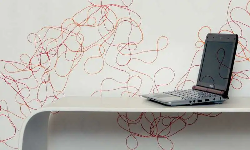 Lesley Print - Bögen - Linie - Orange - Rot - Weiß - Tracy Kendall