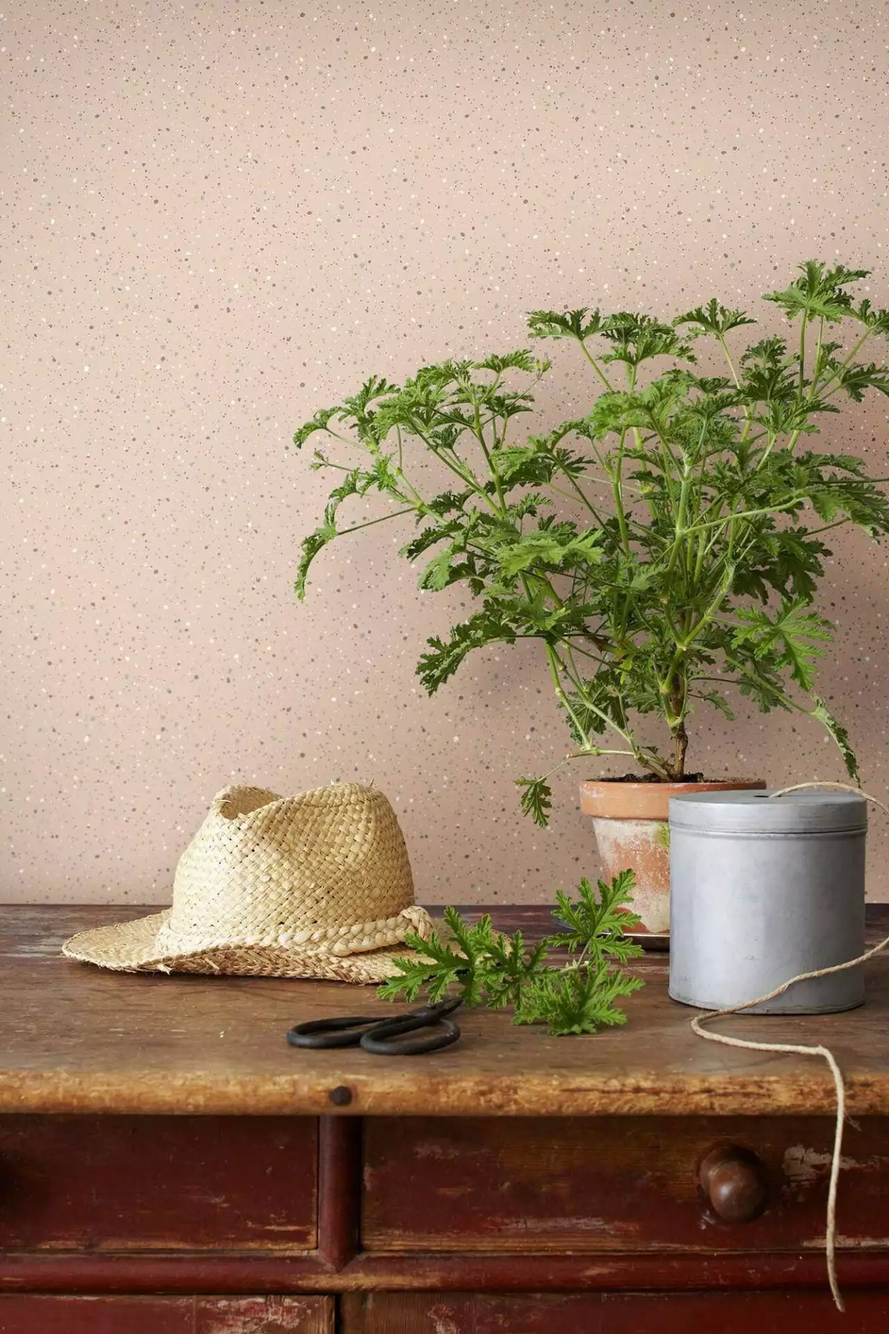 Johan, col. 2 - Punkte Tapeten - Steinoptik - Steinoptik: - Grau - Hellbraun - Weiß - Borastapeter