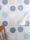 Button, col.03 - Kreise - Rauten - Blau - Grau - Hellblau - Weiß - Tres Tintas