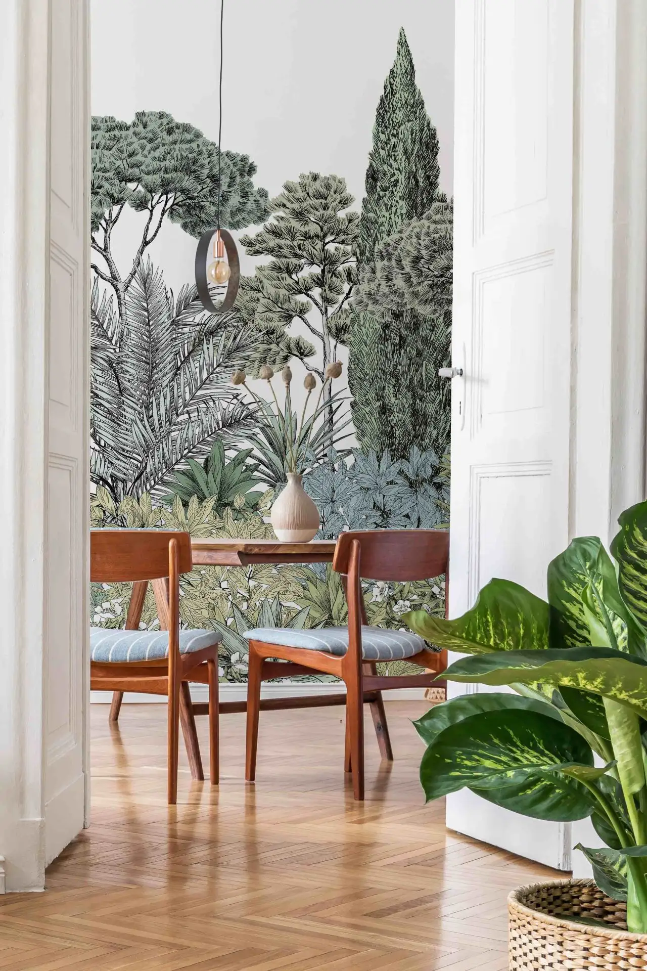 Riviera Naturel - Bäume - FotoTapeten - Landschaft - Grün - Isidore Leroy