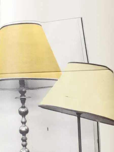 Semi Drum x 2 - Lampe - Anthrazit - Creme - Gelb - Grau - Deborah Bowness