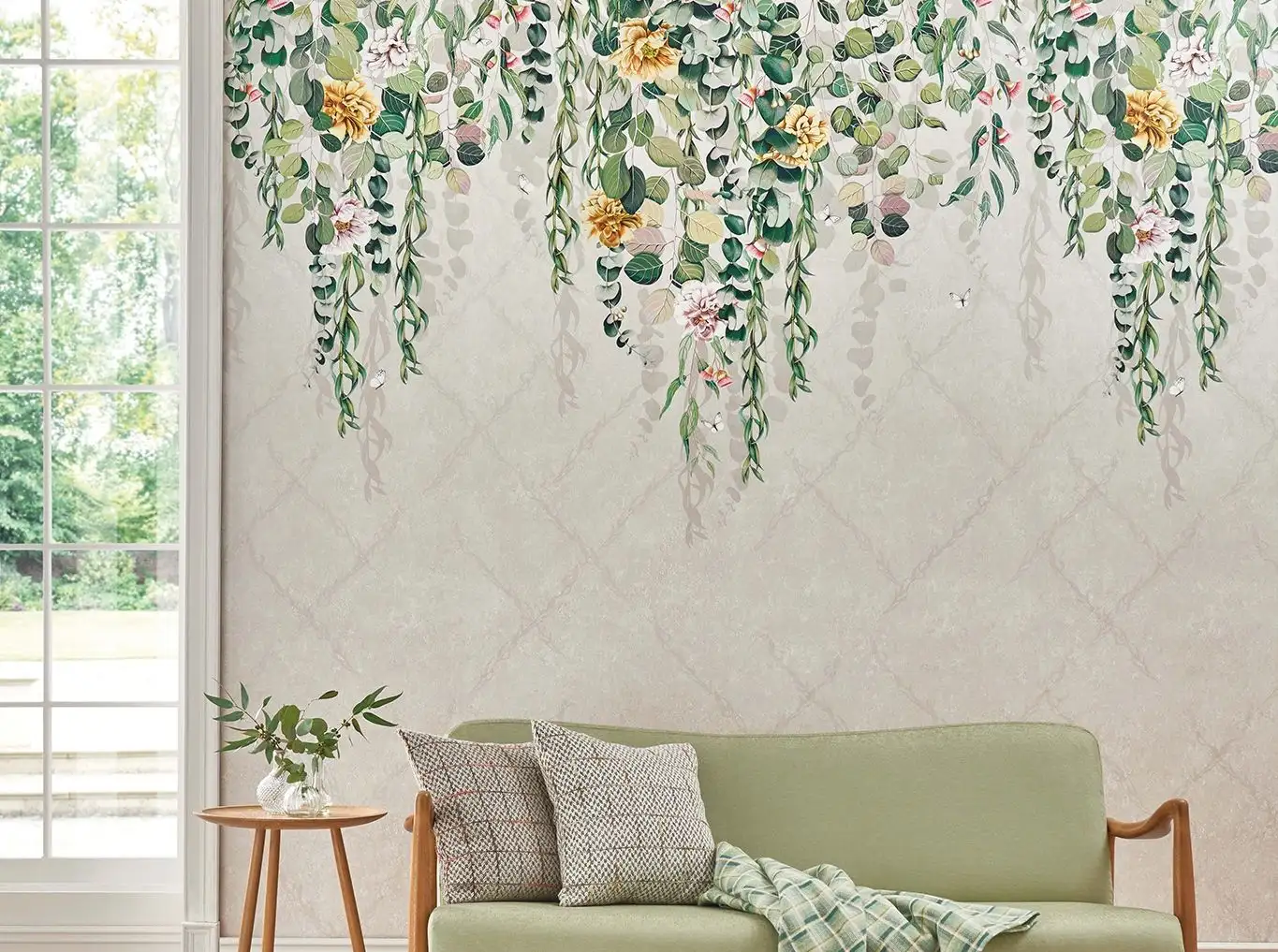 EUCALYPTUS Mural - Blumen - Blätter - Multicolor - Osborne & Little