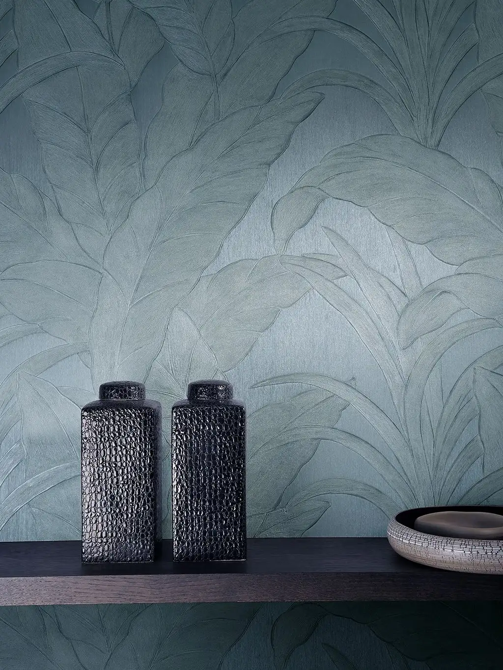 Musa, col. 03 - Blätter - Hellblau - ARTE