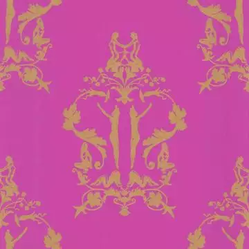 Anakreon, fuchsia gold