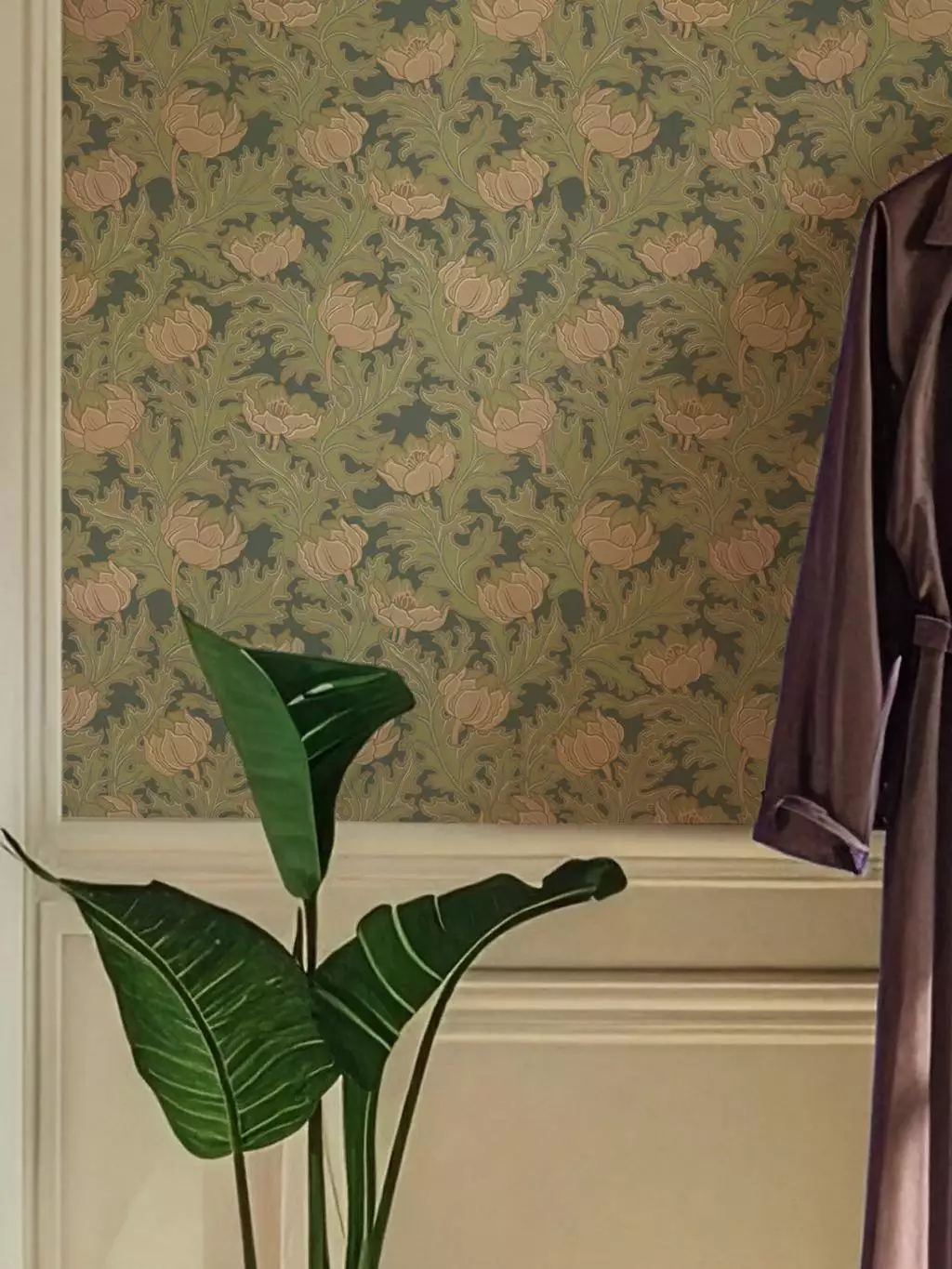 Sigrid, col. 04 - Blumen - Blätter - Florale Muster - Multicolor - GAMMALSVENSKA