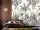 Ipanema Panoramique - Blumen - Blätter - Bäume - Tapeten mit Vogelmotiven - Tier Tapeten - Anthrazit - Creme - Casamance