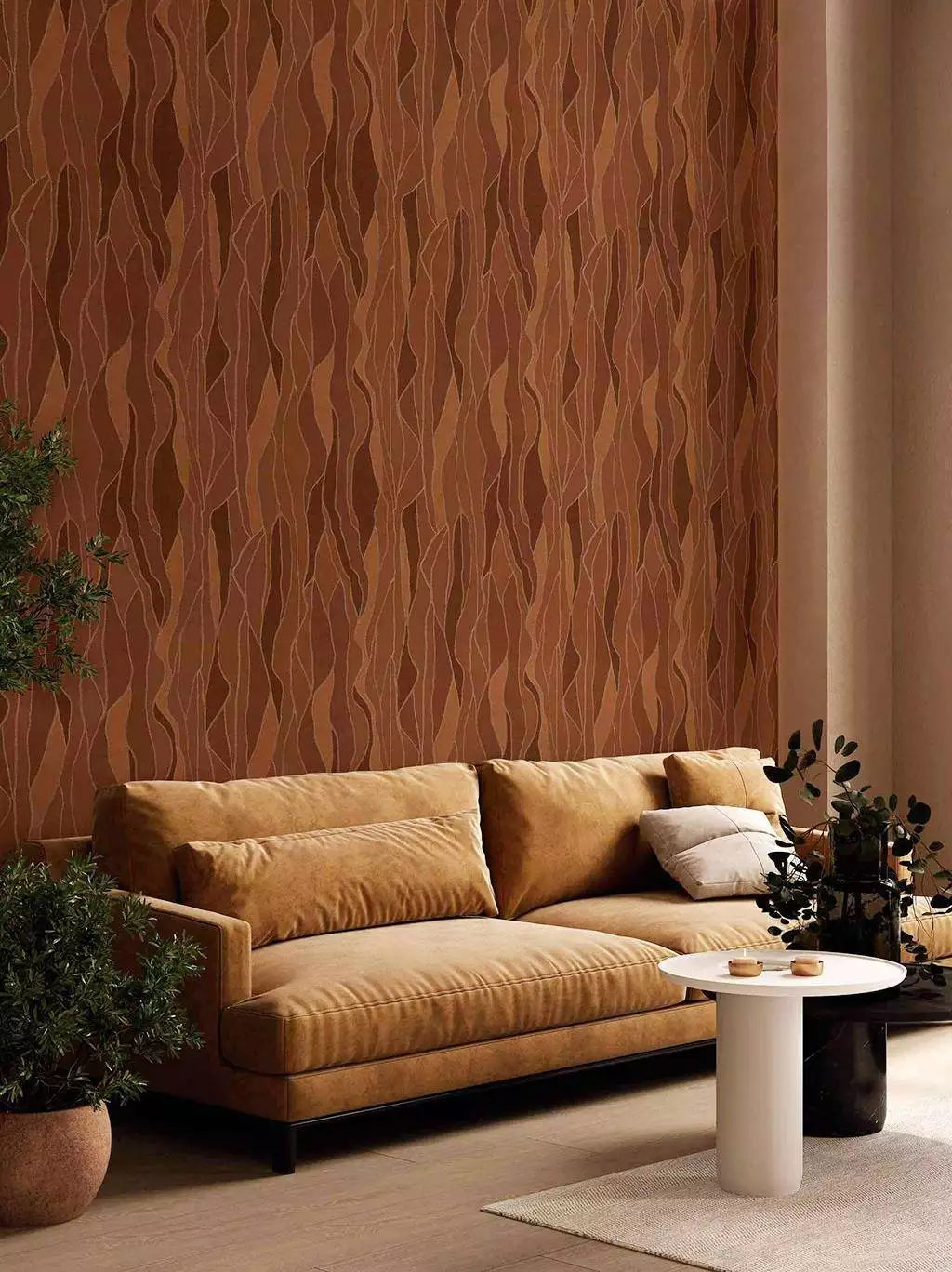 Collage Clay - Moderne Muster - Braun - Creme - COORDONNÈ