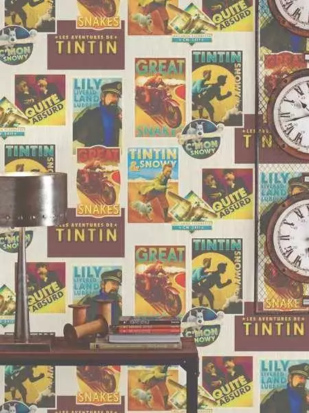 Tapete Tintin - Comic Tapeten&lt - Figuren - 