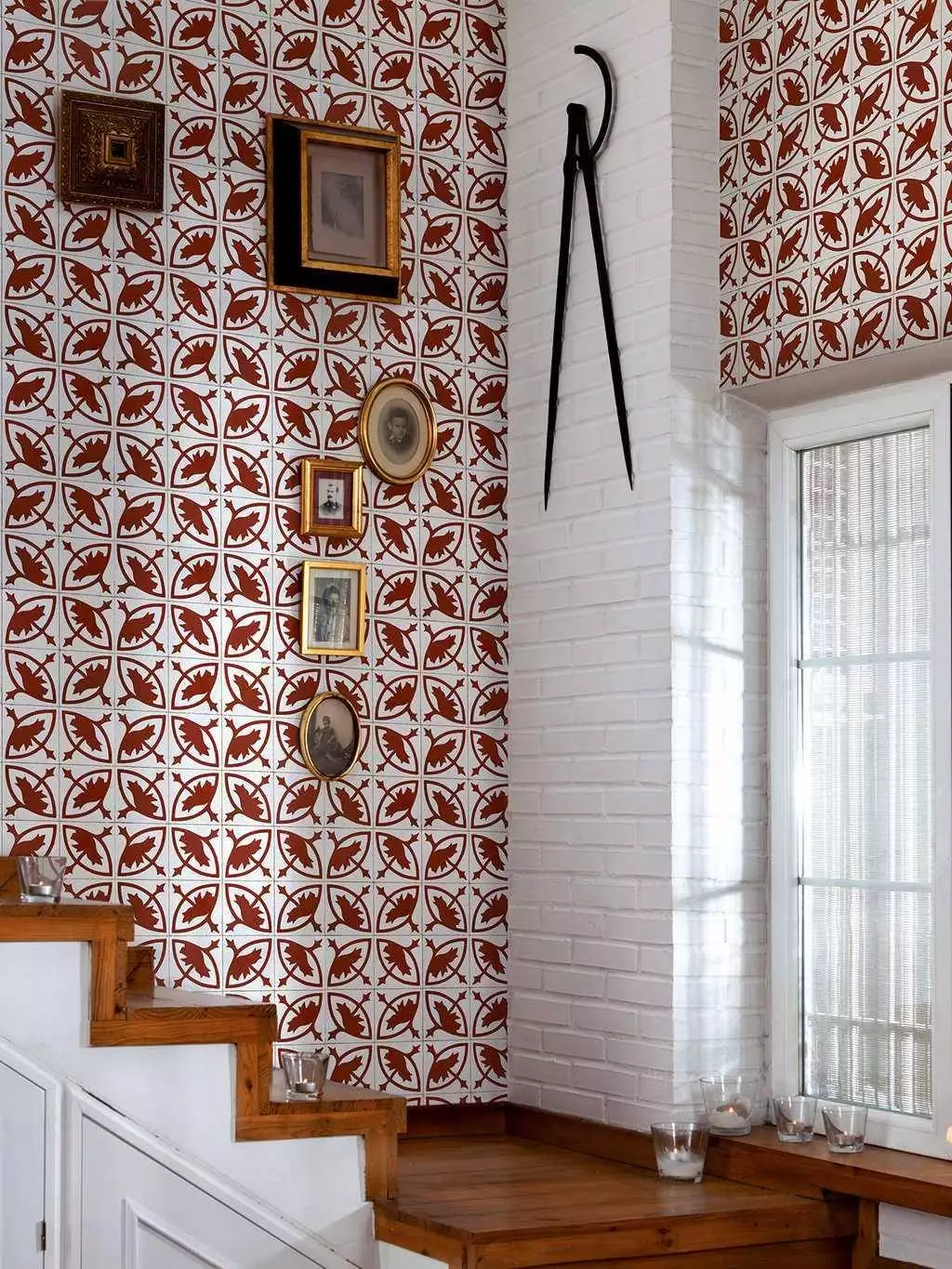 Essaouira - Fliesen - Kachel - Kachel &amp - Rot - Weinrot - Weiß - COORDONNÈ