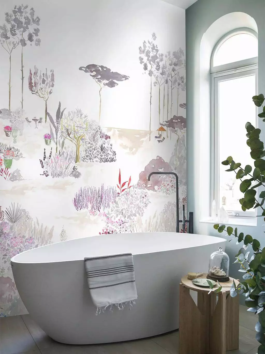 Jardin de France - Blumen - Blätter - Florale Muster - FotoTapeten - Multicolor - Isidore Leroy