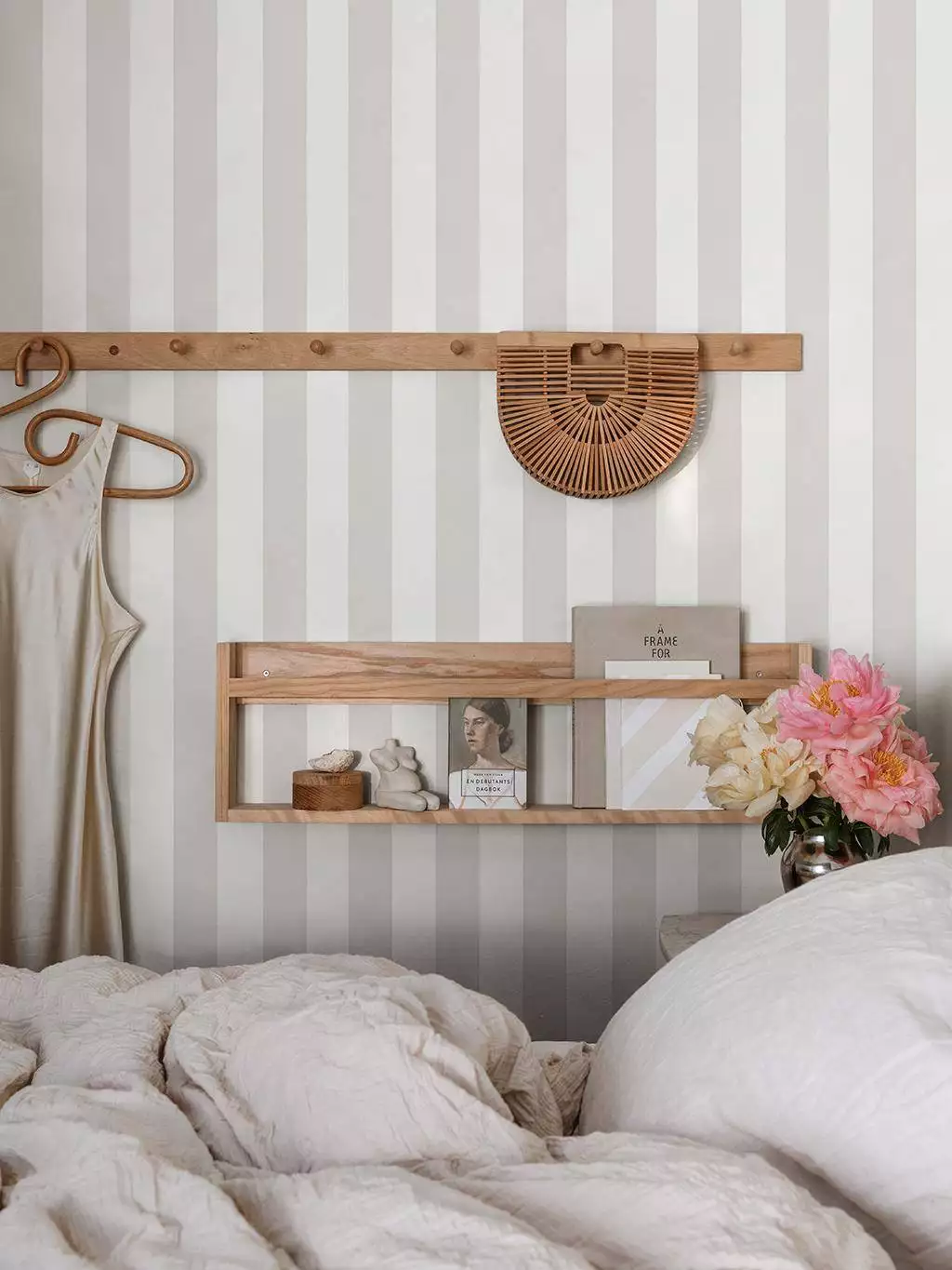 Sam, clay - Blockstreifen - Streifen - Creme - Grau - Sandberg