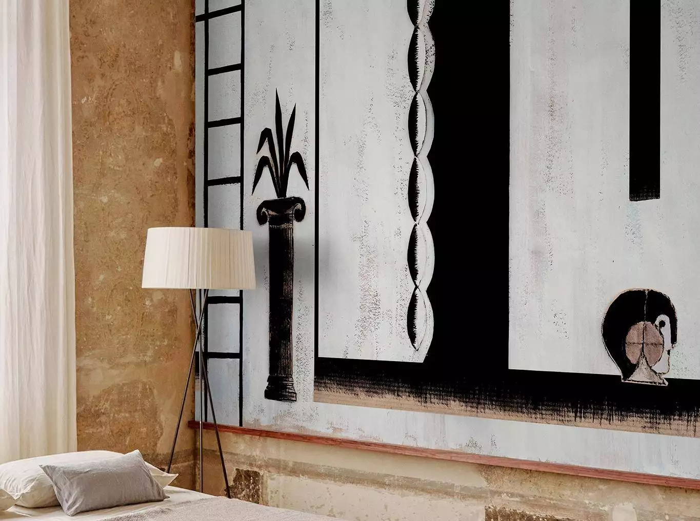 On Stage - Gebäude - Zeichnungen - Schwarz - Weiß - wall & decò