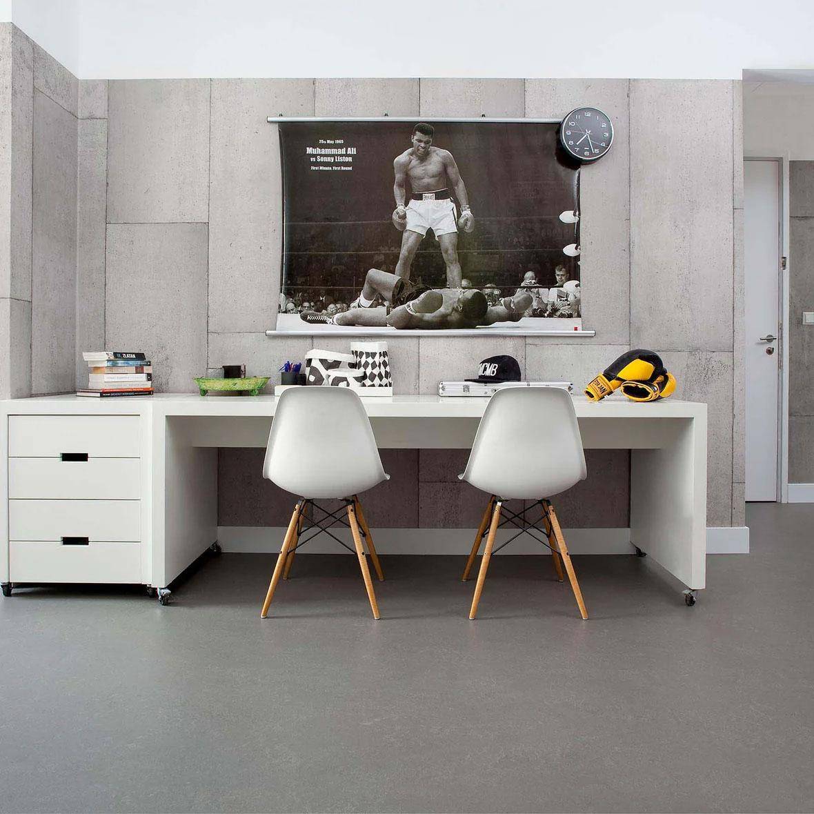 Concrete Large Tiles, col. 01 - Creme - Grau - Weiß - NLXL