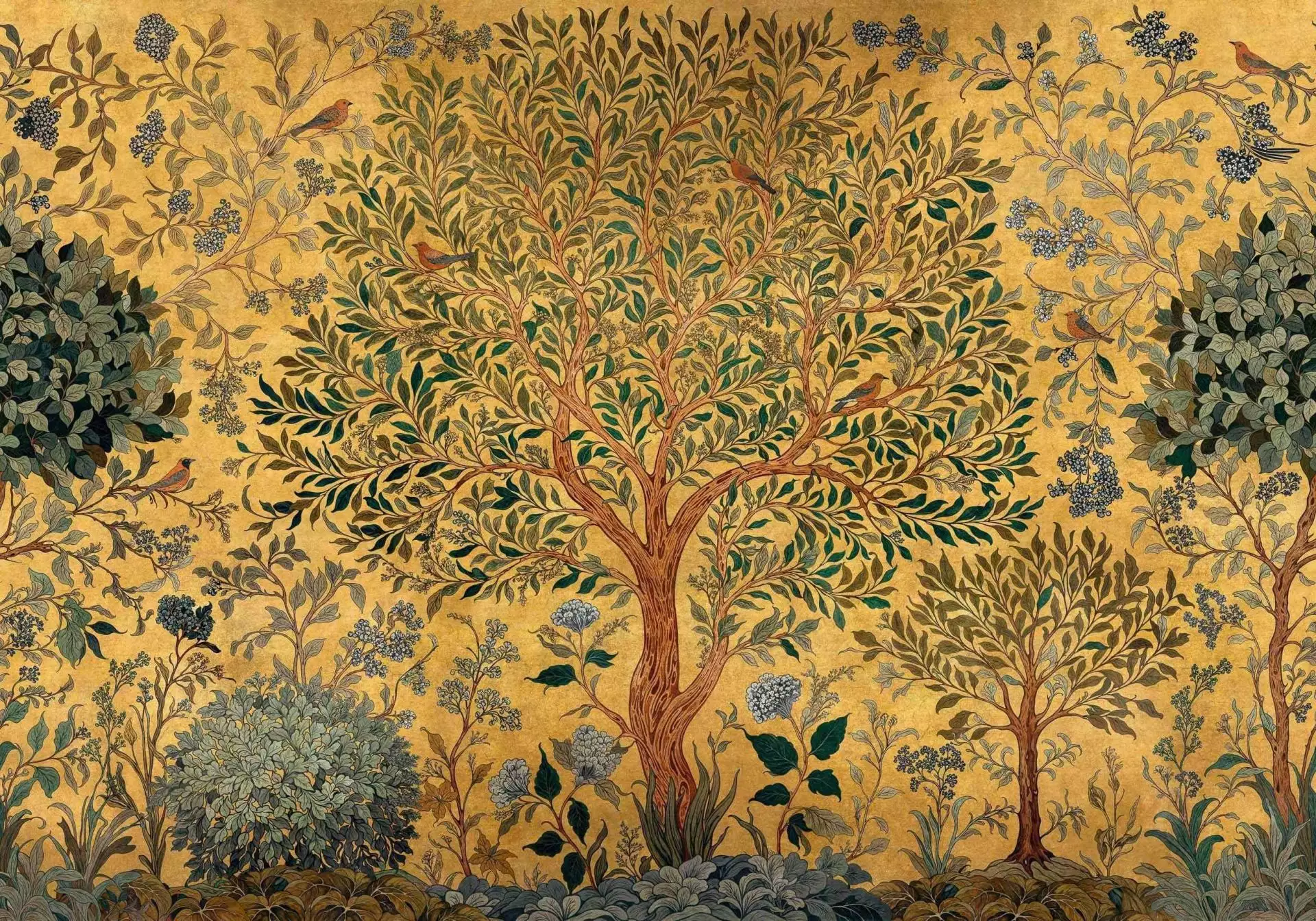Varanasi Tree, Mustard Varanasi Tree, Mustard