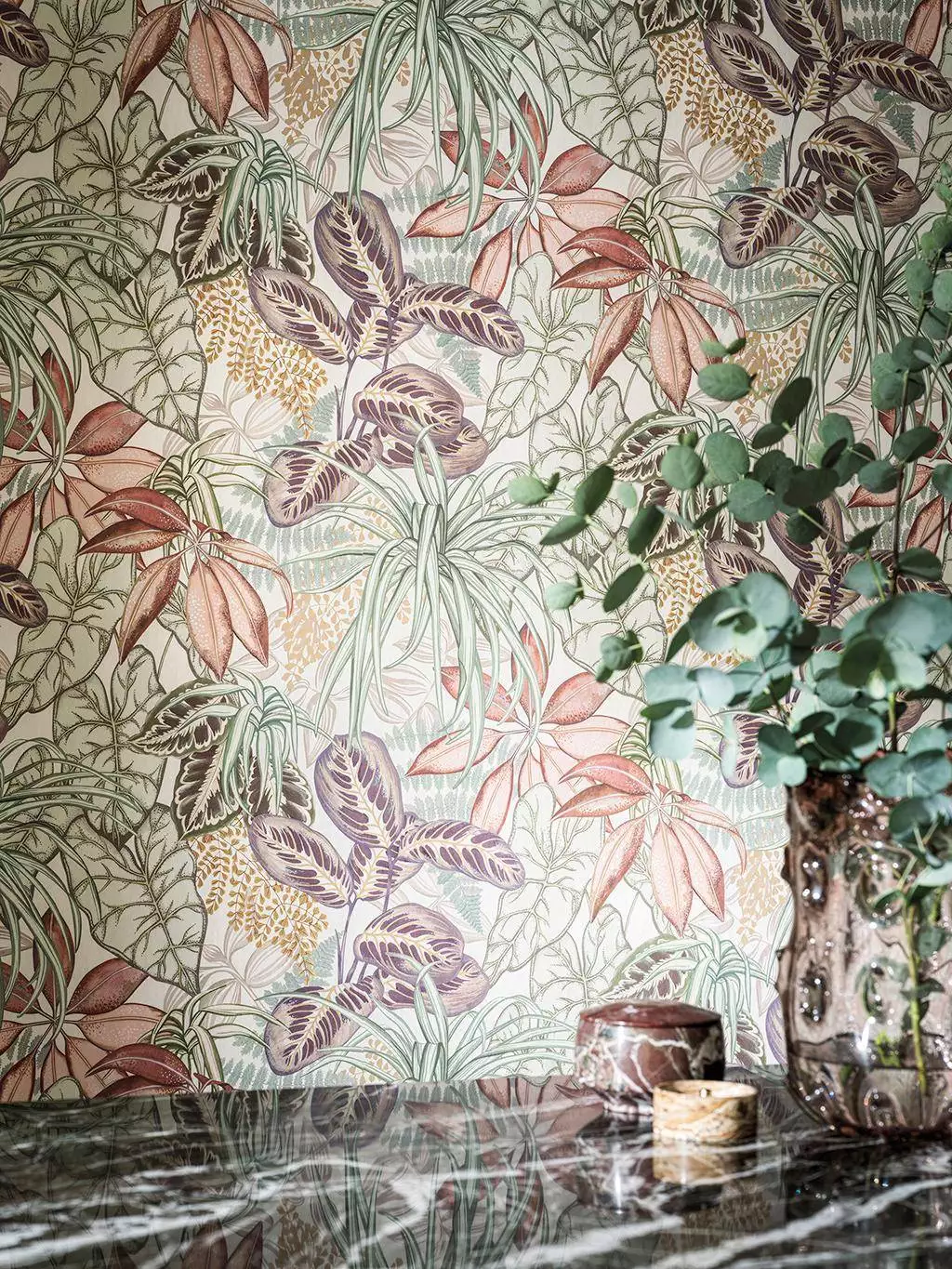 Ananda Hothouse, col. 01 - Blätter - Florale Muster - Multicolor - Osborne & Little