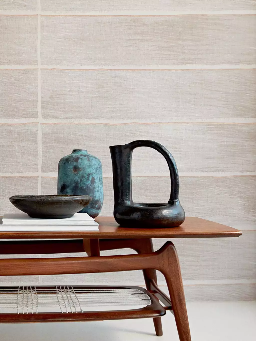 Moshi Moshi, col. 03 - Asia - Grafische Muster - Moderne Muster - Creme - Hellbraun - Èlitis