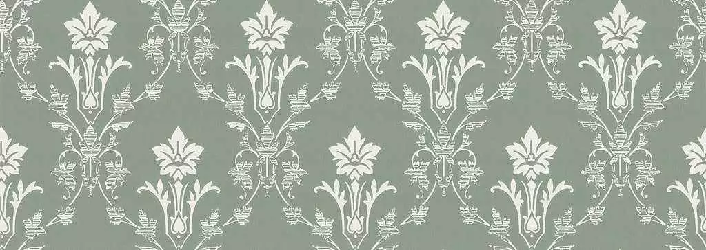 Kent, col.23 - Ornamente Tapeten - Creme - Grün - Emil Rotter