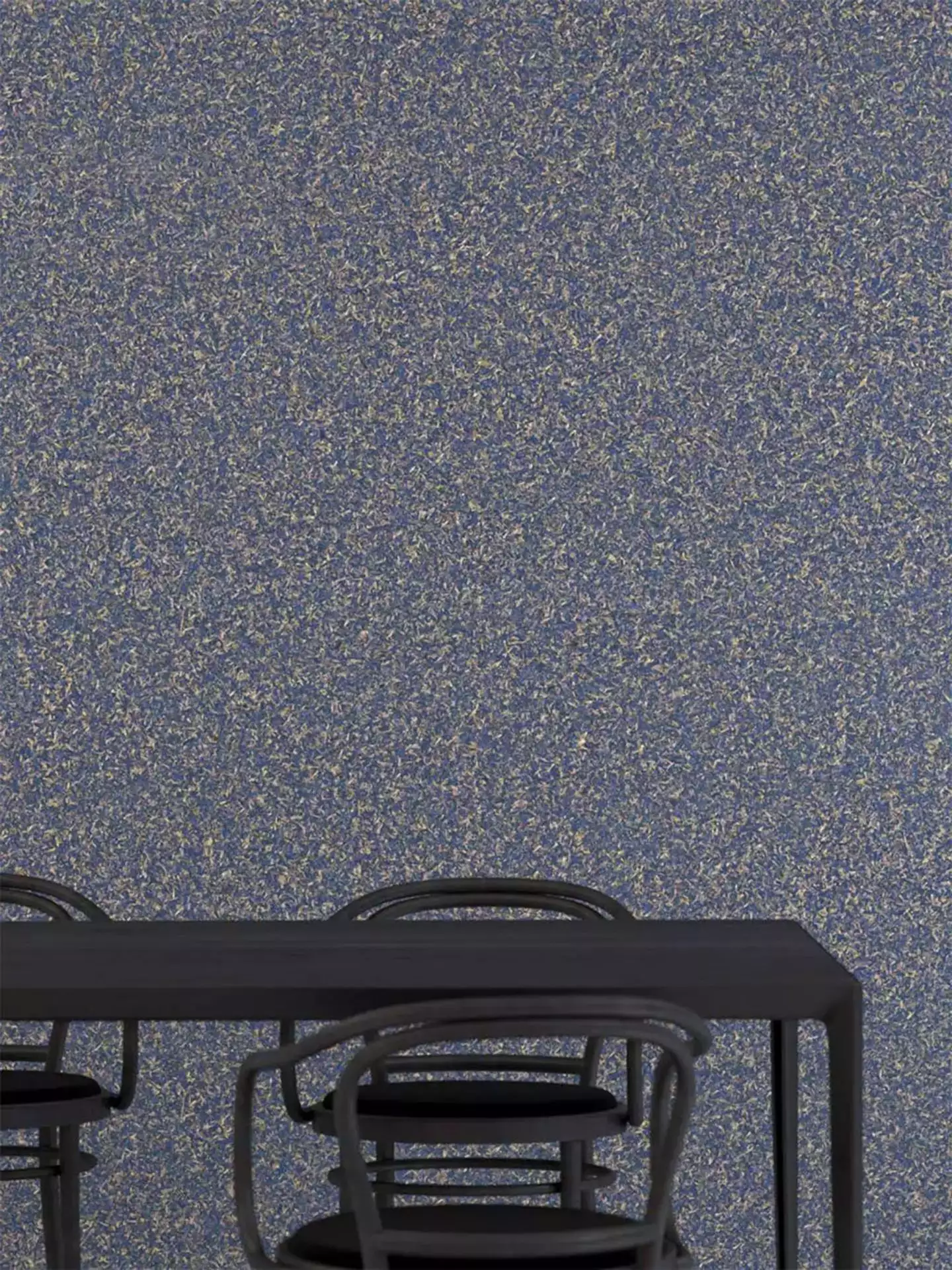 Kornblume, blau - Blumen - Blätter - Florale Muster - Naturfaser - Blau - Multicolor - ORGANOID